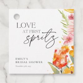 Etiquetas Para Recuerdos Aperol Spritz Watercolor Bridal Shower