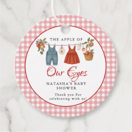 Etiquetas Para Recuerdos Apple de nuestros ojos Fruit Fall baby ducha graci