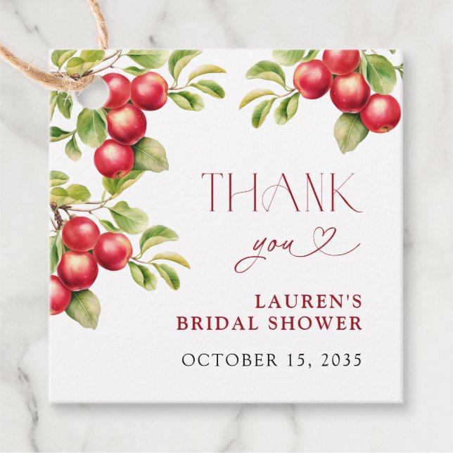 Etiquetas Para Recuerdos Appley Moderno Siempre Después De La Ducha De Appl (Anverso)