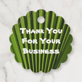 Etiquetas Para Recuerdos Apreciación del cliente Negocio de hojas de palmer