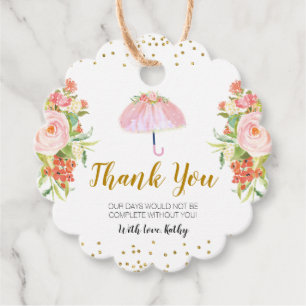 Etiquetas Para Recuerdos April Showers Bring May Flower Baby Shower Favor T