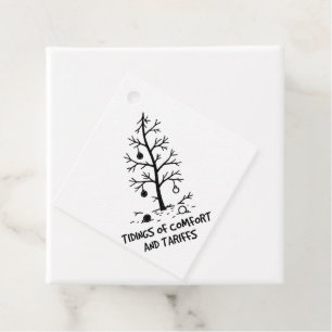 Etiquetas Para Recuerdos Árbol de Navidad estéril