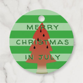 Etiquetas Para Recuerdos Árboles de sandía en julio con rayas verdes