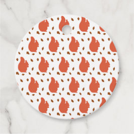 Etiquetas Para Recuerdos ardilla roja