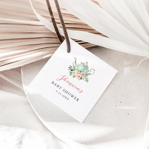 Etiquetas Para Recuerdos ARIA Tea Fiesta Baby Shower