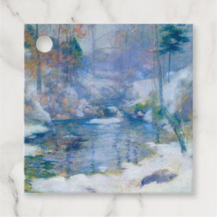 Etiquetas Para Recuerdos Armonía de invierno, 1890-1900, por John Henry Twa