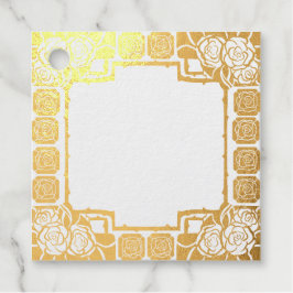 Etiquetas Para Recuerdos Art Nouveau Rose Border Rubber Stamp