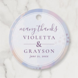 Etiquetas Para Recuerdos Arte abstracto de verano azul