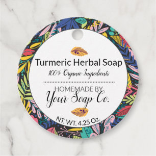 Etiquetas Para Recuerdos Artista de hierbas casero (Personalizado)