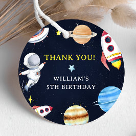 Etiquetas Para Recuerdos Astronauta Aniversario del Espacio Ultraterrestre