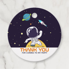 Etiquetas Para Recuerdos Astronauta espacial explorando el espacio exterior