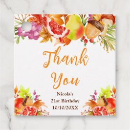 Etiquetas Para Recuerdos Autumn Fall Harvest Birthday Thank You
