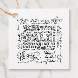 Etiquetas Para Recuerdos Autumn Vibes Gift Tags & Gift Enclosures