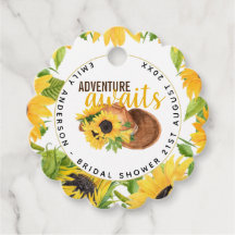 Aventura a la ducha de novias de girasoles rusos