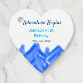 Etiquetas Para Recuerdos Aventura azul Aqua empieza la primera montaña de c