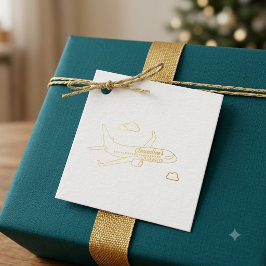 Etiquetas Para Recuerdos Avión Personalizable