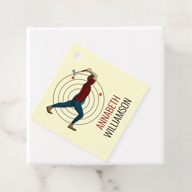 Etiquetas Para Recuerdos Ax Throwing (In situ)