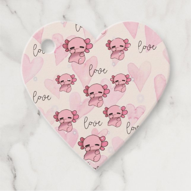 Etiquetas Para Recuerdos Axolotl (Anverso)