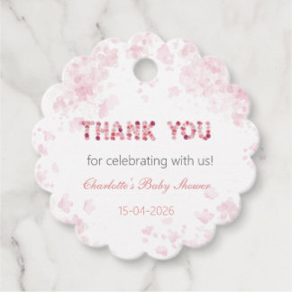 Etiquetas Para Recuerdos Baby in bloom favor tag | Spring baby shower decor