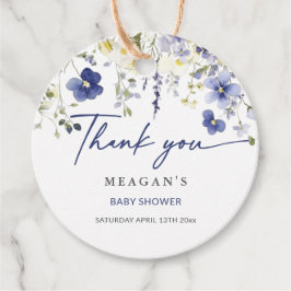 Etiquetas Para Recuerdos Baby In Bloom Spring Wildflowers Baby Shower