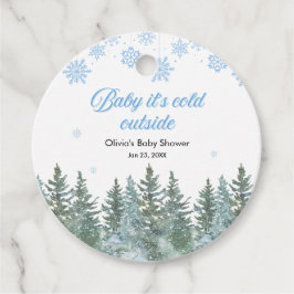 Etiquetas Para Recuerdos Baby It's Cold Outside Winter Baby Shower