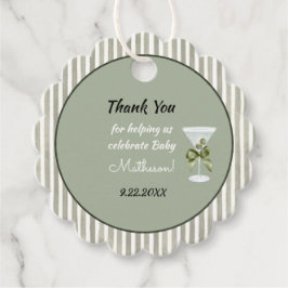 Etiquetas Para Recuerdos Baby Martini 'tini-uno' 