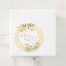 Baby Shower amarillento y moreno