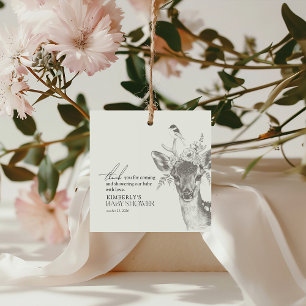 Etiquetas Para Recuerdos Baby Shower: Animales de la selva antigua gracias