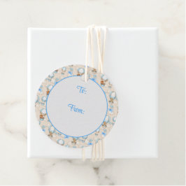 Etiquetas Para Recuerdos Baby Shower Boy Blue