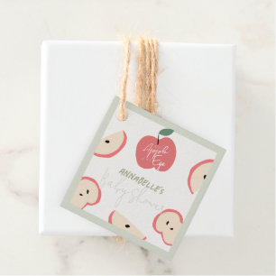 Etiquetas Para Recuerdos Baby Shower de Apple Eye Green Boy