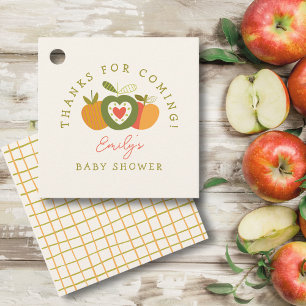 Etiquetas Para Recuerdos Baby Shower de Apple Oye Fall