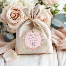 Etiquetas Para Recuerdos Baby Shower de Chica clásico rosado
