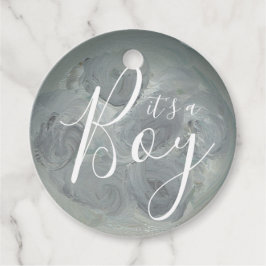 Etiquetas Para Recuerdos Baby Shower de la luna pintada