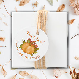 Etiquetas Para Recuerdos Baby Shower de otoño de la caída de la calabaza de