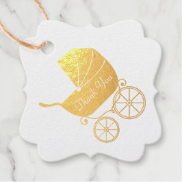 Etiquetas Para Recuerdos Baby Shower de portación de vintage