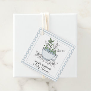 Etiquetas Para Recuerdos Baby Shower, Fiesta de té de la Tea Cup Gracias Po