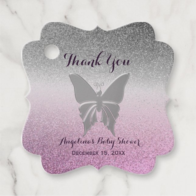 Etiquetas Para Recuerdos Baby Shower Gracias (Anverso)