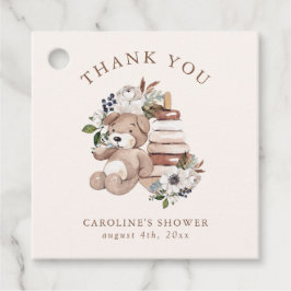 Etiquetas Para Recuerdos Baby Shower Neutral Boho Nursery