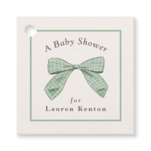 Baby Shower Neutral elegante con arnés claro