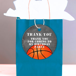 Etiquetas Para Recuerdos Baloncesto Baloncesto Balneario Cumpleaños Gracias