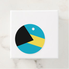 Etiquetas Para Recuerdos Bandera de Bahamas