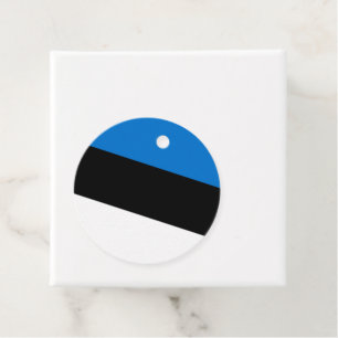 Etiquetas Para Recuerdos Bandera de Estonia