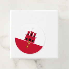 Etiquetas Para Recuerdos Bandera de Gibraltar