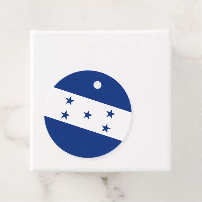 Etiquetas Para Recuerdos Bandera de Honduras (In situ)