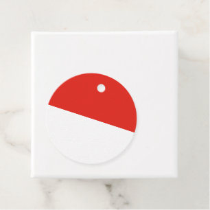 Etiquetas Para Recuerdos Bandera de Indonesia