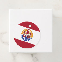 Etiquetas Para Recuerdos Bandera de la Polinesia Francesa