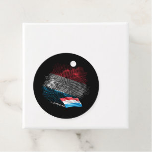 Etiquetas Para Recuerdos bandera de Luxemburgo