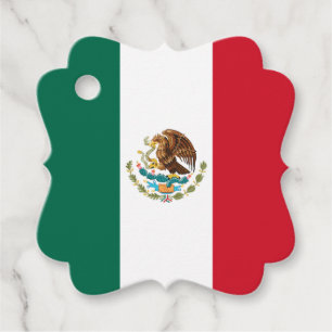 Etiquetas Para Recuerdos Bandera de México, Bandera de la República Mexican