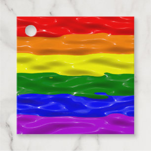 Etiquetas Para Recuerdos Bandera de orgullo de SlipperyJoe's brillo líquido
