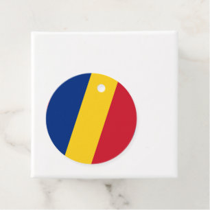 Etiquetas Para Recuerdos Bandera de Rumania